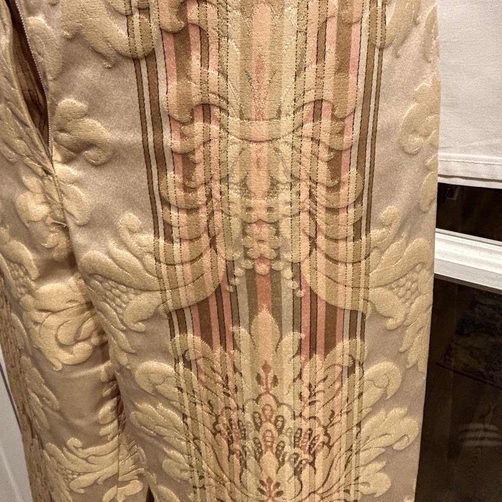 Women’s dress pants with floral & striped pattern, size 10, Patricia Kyle/LA - Picture 9 of 13